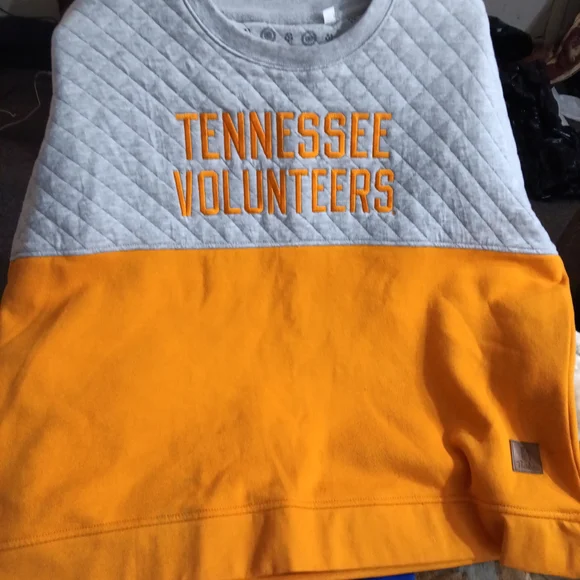 Pressbox Gray and Orange Kids Sweatshirt - Picture 2 of 4